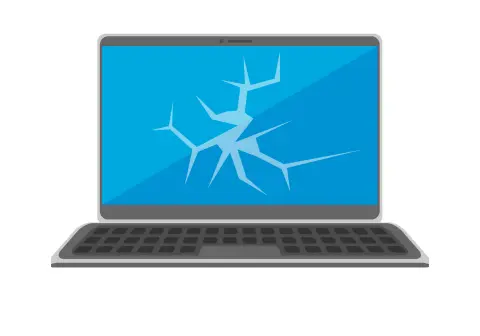 Broken Laptop
