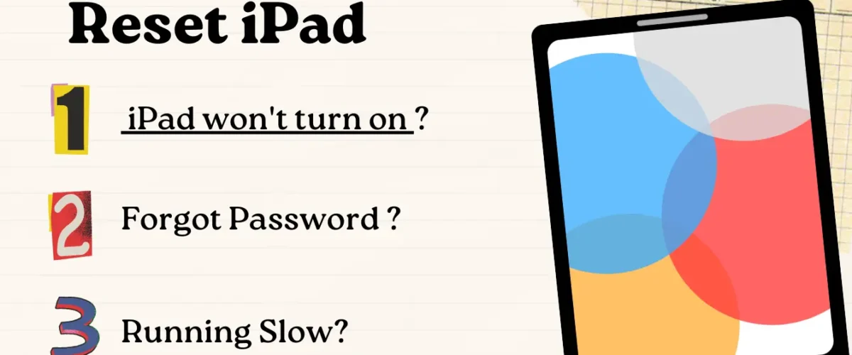 iPad wont turn problem